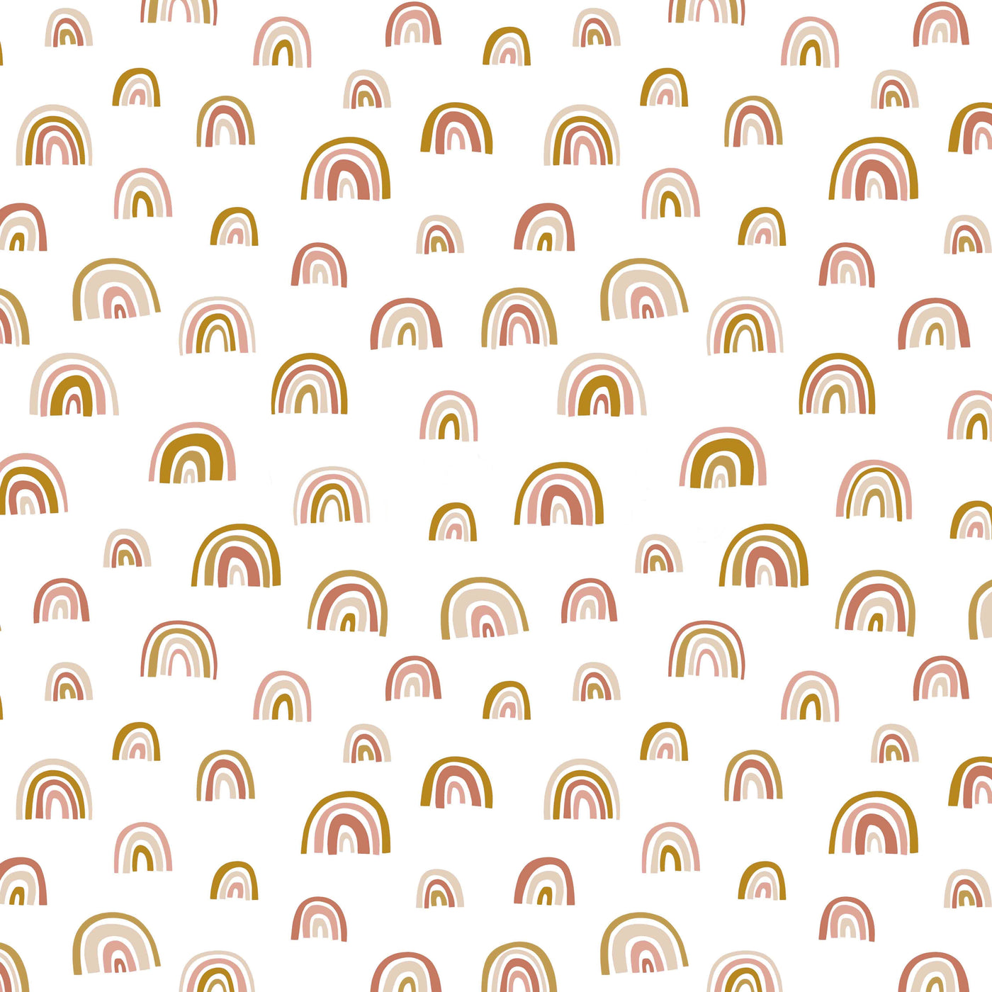 Modern Rainbow Pink Moses Basket Sheet