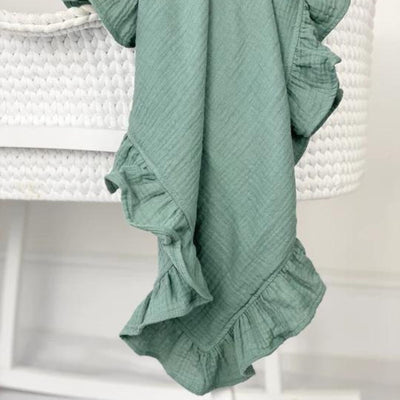 Green Frill Blanket