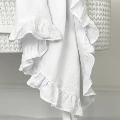 White Frill Blanket