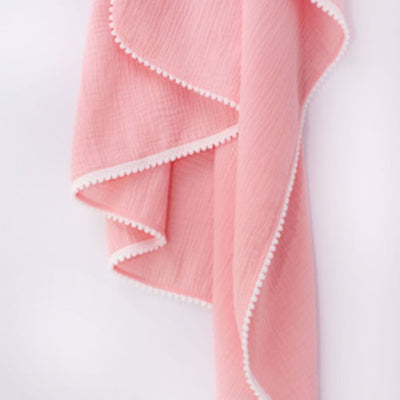Pink Pom Pom Swaddle