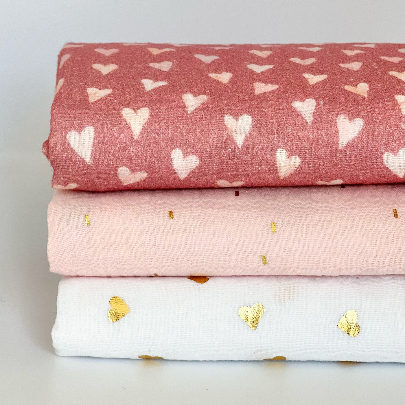 Love is in the Air set of 3 Muslins