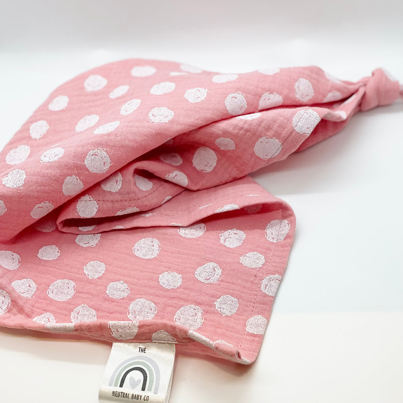 Pink Dotty Mini Muslin