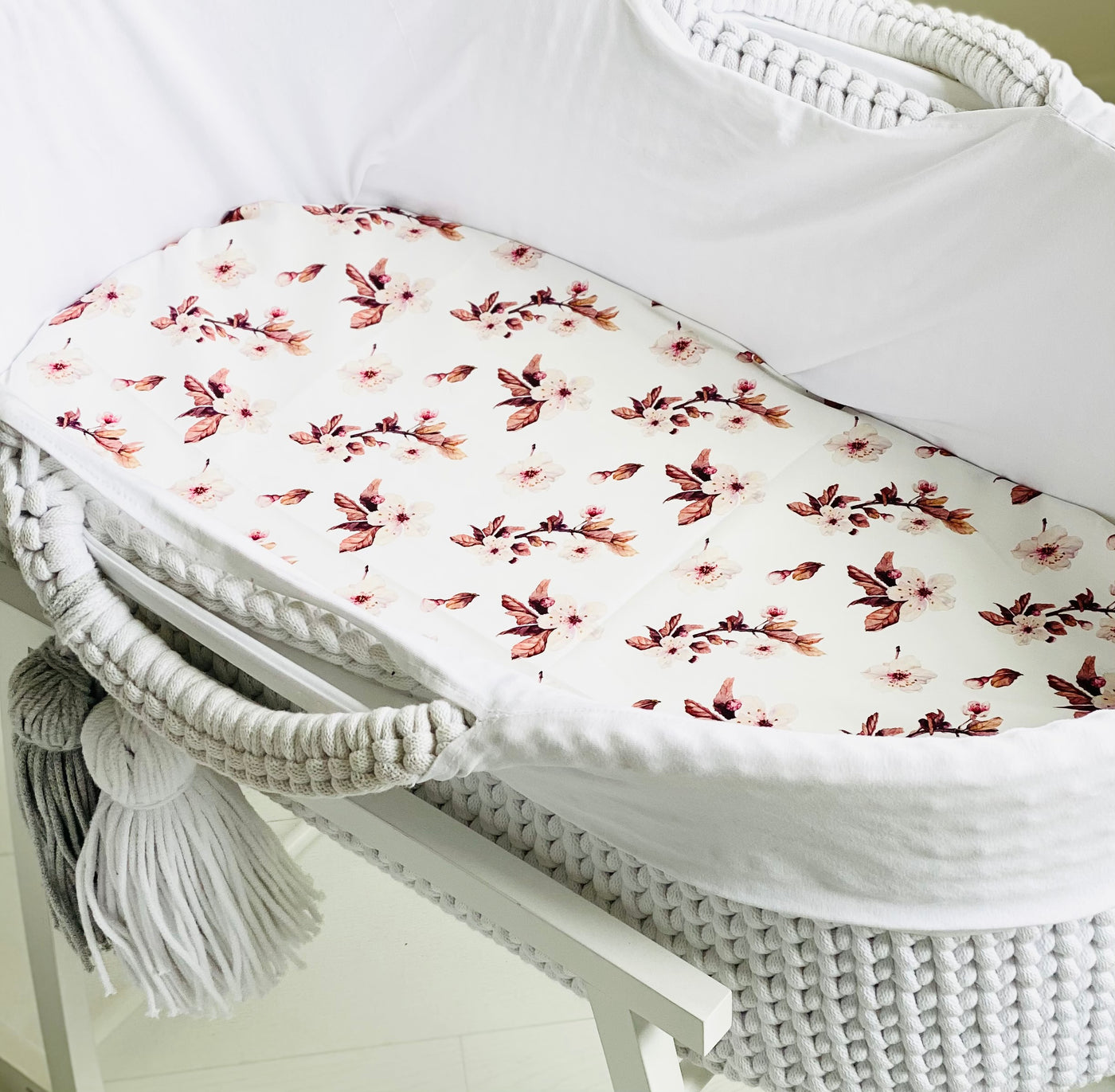 Blossom Moses Basket Sheet