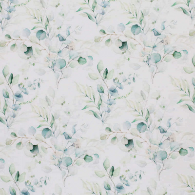 Delicate Eucalyptus Moses Basket Sheet