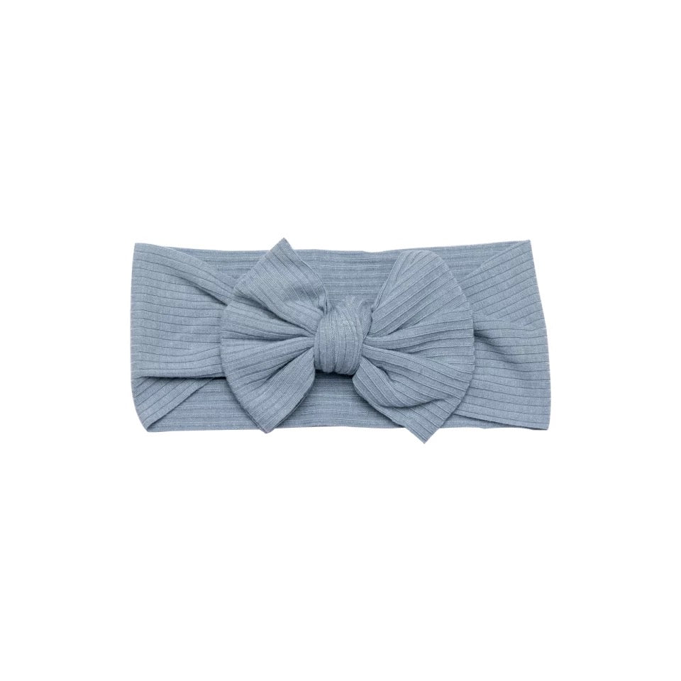 Blue Bow Headband
