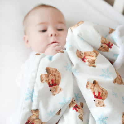 Winter Bear Faux Fur Blanket