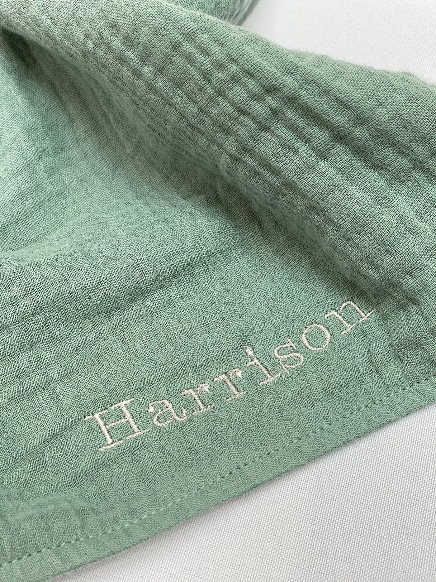 Personalised Green Bunny Comforter